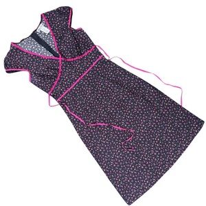 Y2K Peep Studio Floral Rose Print Dress • Babydoll Fit & Flare • Small